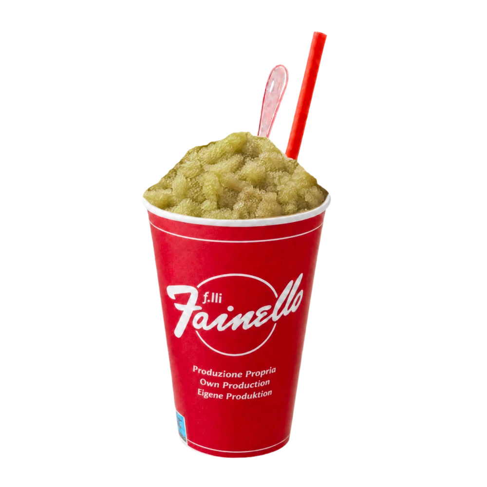 Bronte-Pistaziengranita g.U. im Fainello-Becher