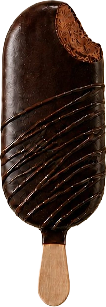 Stecco cioccolato ricoperto al cioccolato fondente