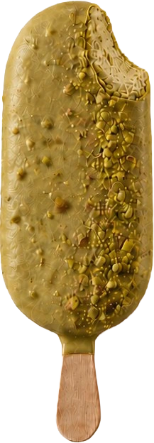 Stecco pistacchio ricoperto al cioccolato al pistacchio creato da noi